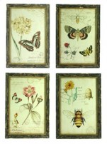 Bild Blumen und Insekten 33x23cm 22.002